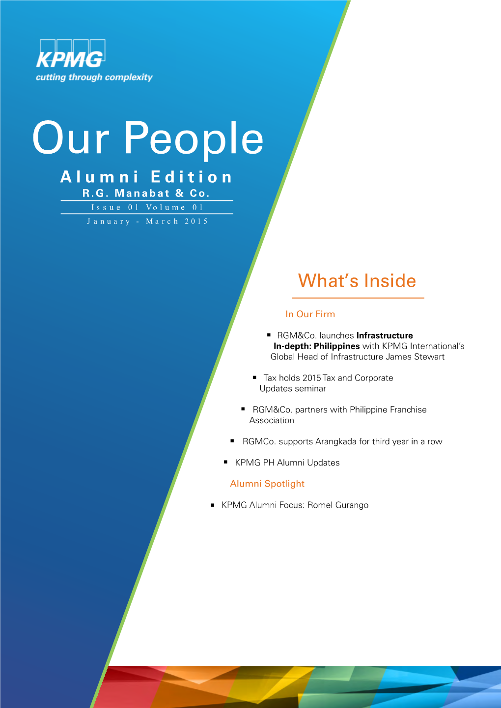 Our People: January-March 2015