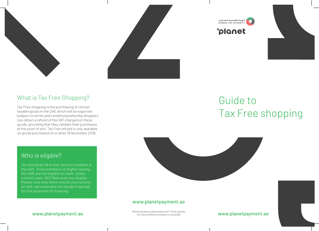 Guide to Tax Free Shopping