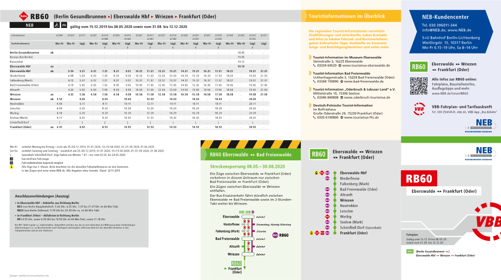 Fahrplan RB60