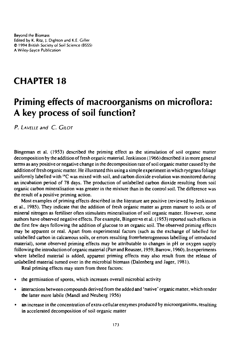 Priming Effects of Macroorganisms on Microflora: a Key Process of Soil Function?
