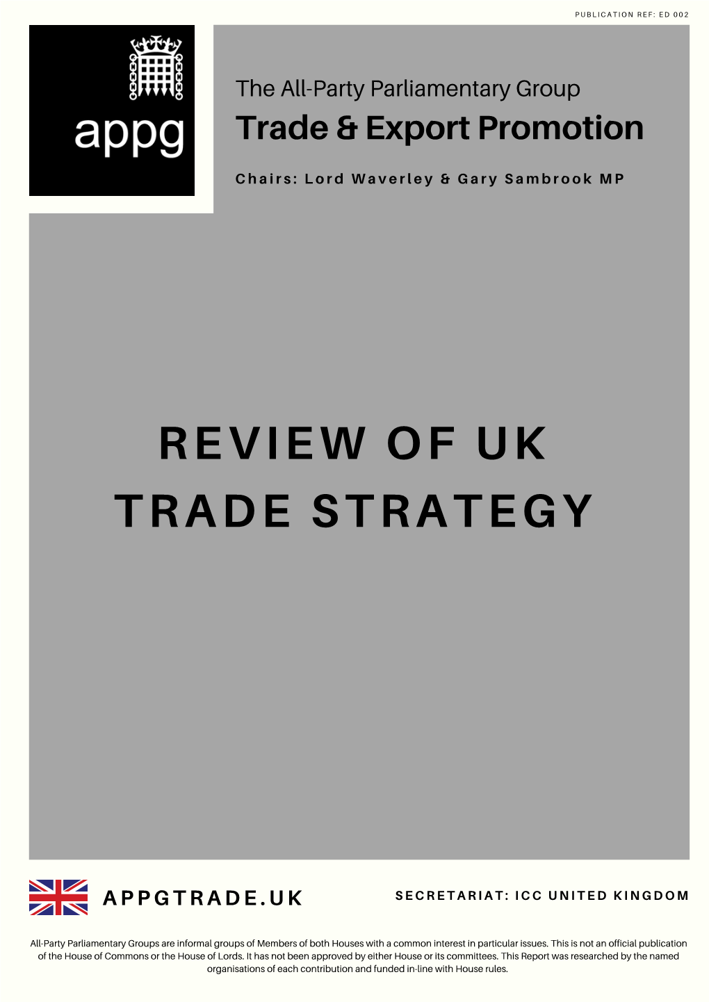 Review of Uk Trade Strategy