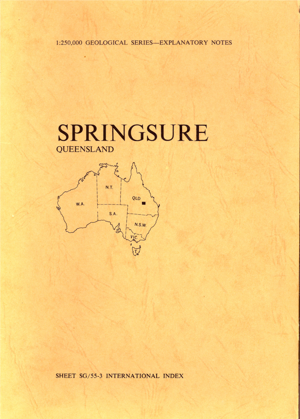 Springsure Explanatory Notes