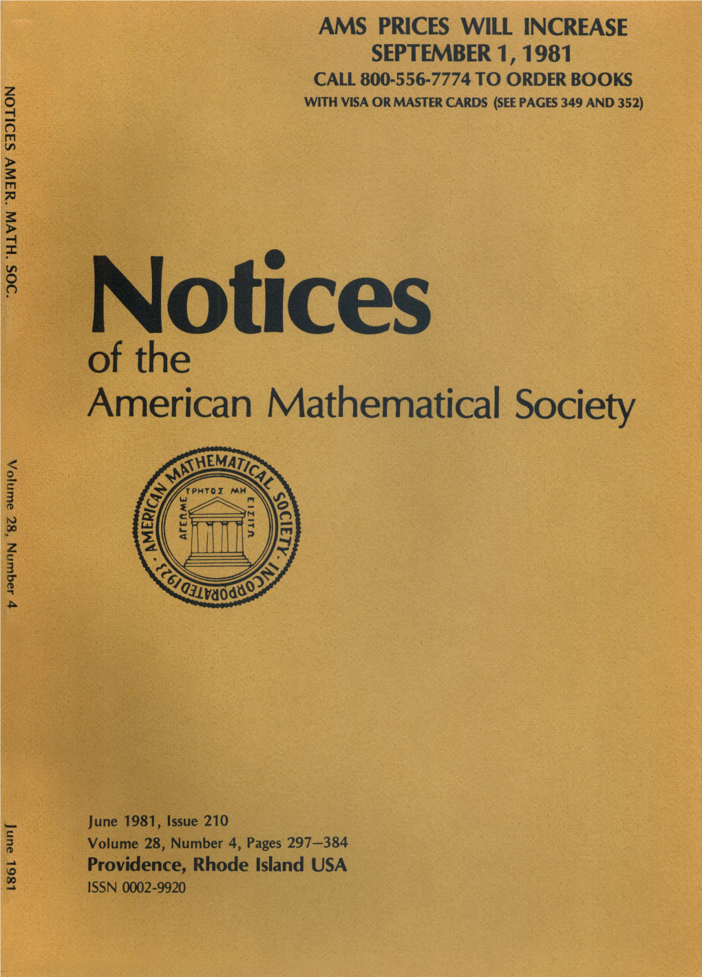 Notices of the American Mathematical Society