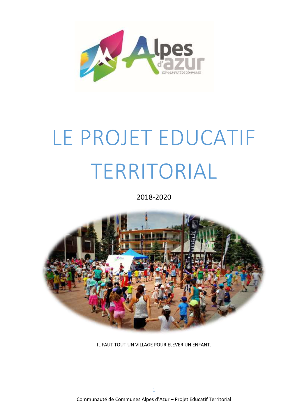 Le Projet Educatif Territorial