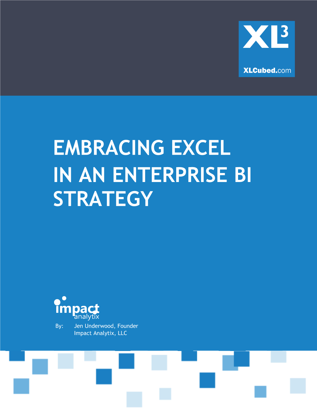 Embracing Excel in an Enterprise Bi Strategy
