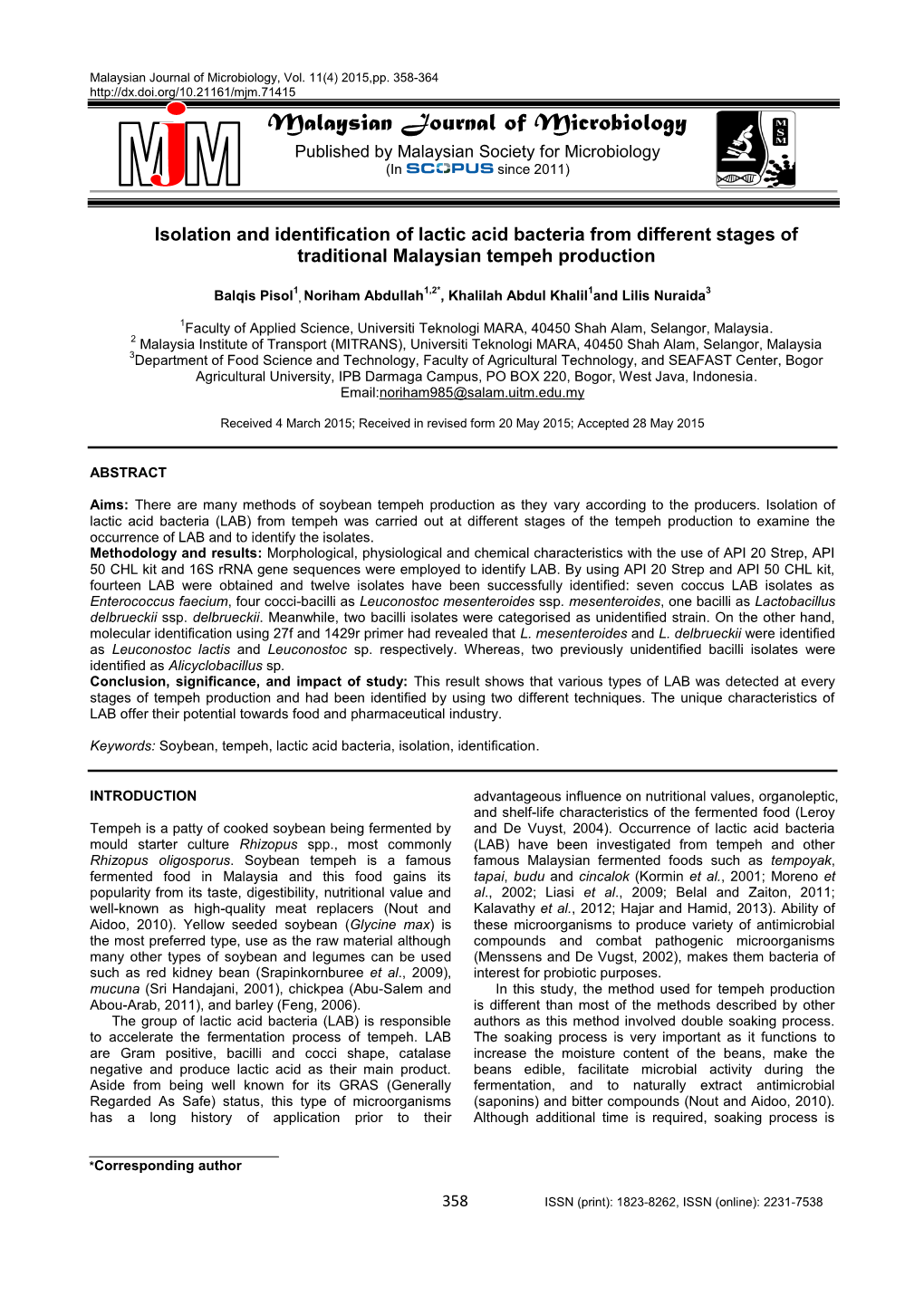 Waste Cooking Oil As a Substrate for Biosynthesis of Poly(3-Hydroxybutyrate)