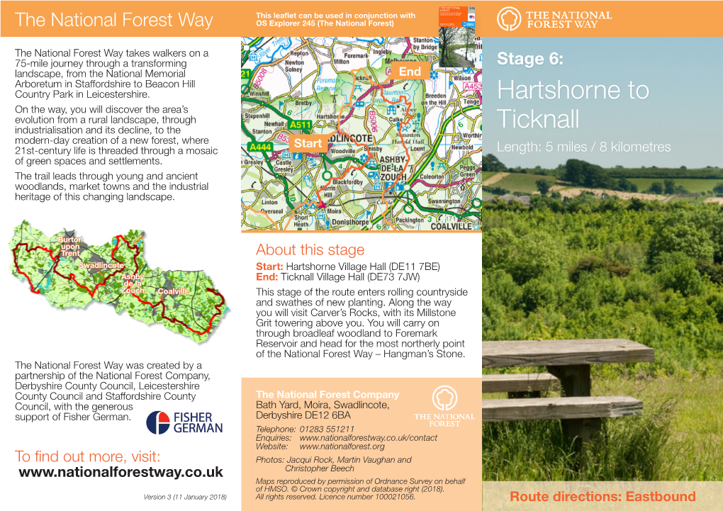 Hartshorne to Ticknall