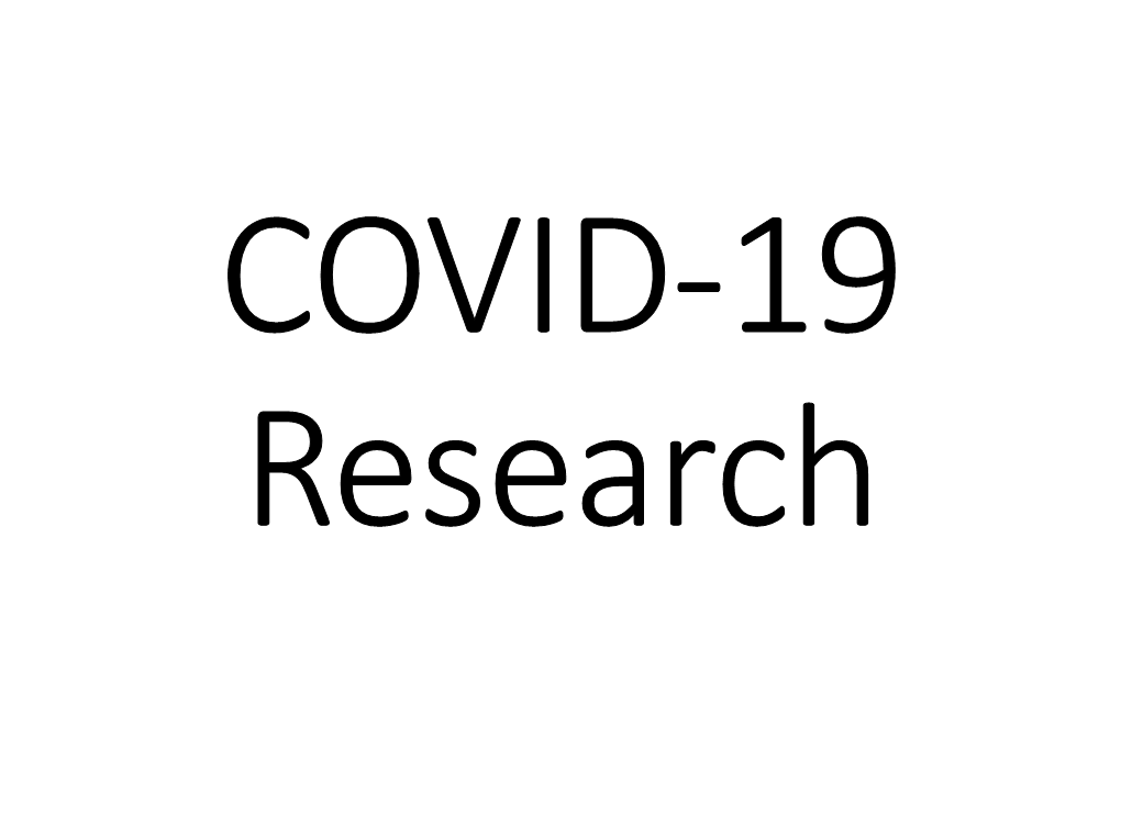 COVID-19 Research “Excess Deaths” in America