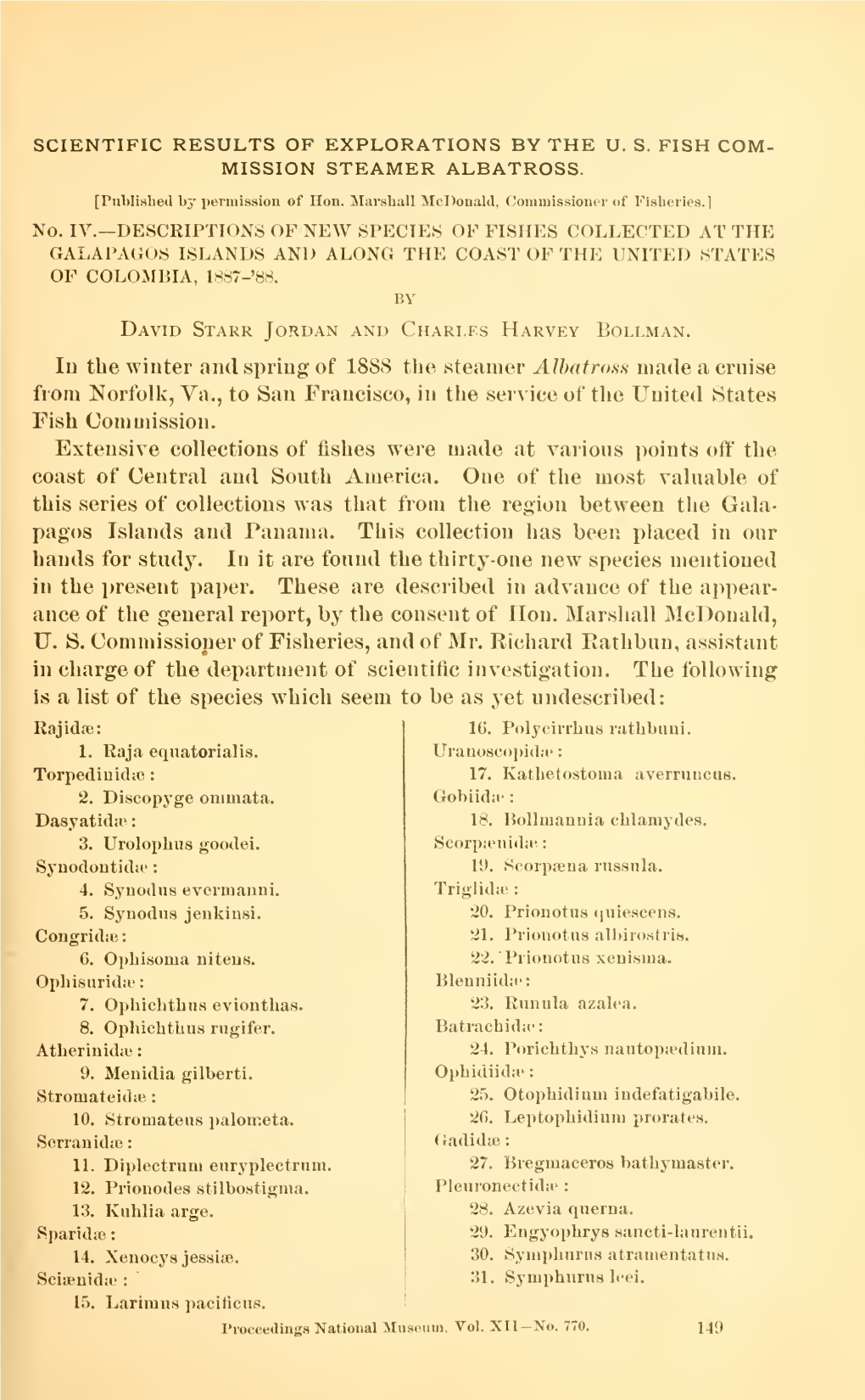 Proceedings of the United States National Museum