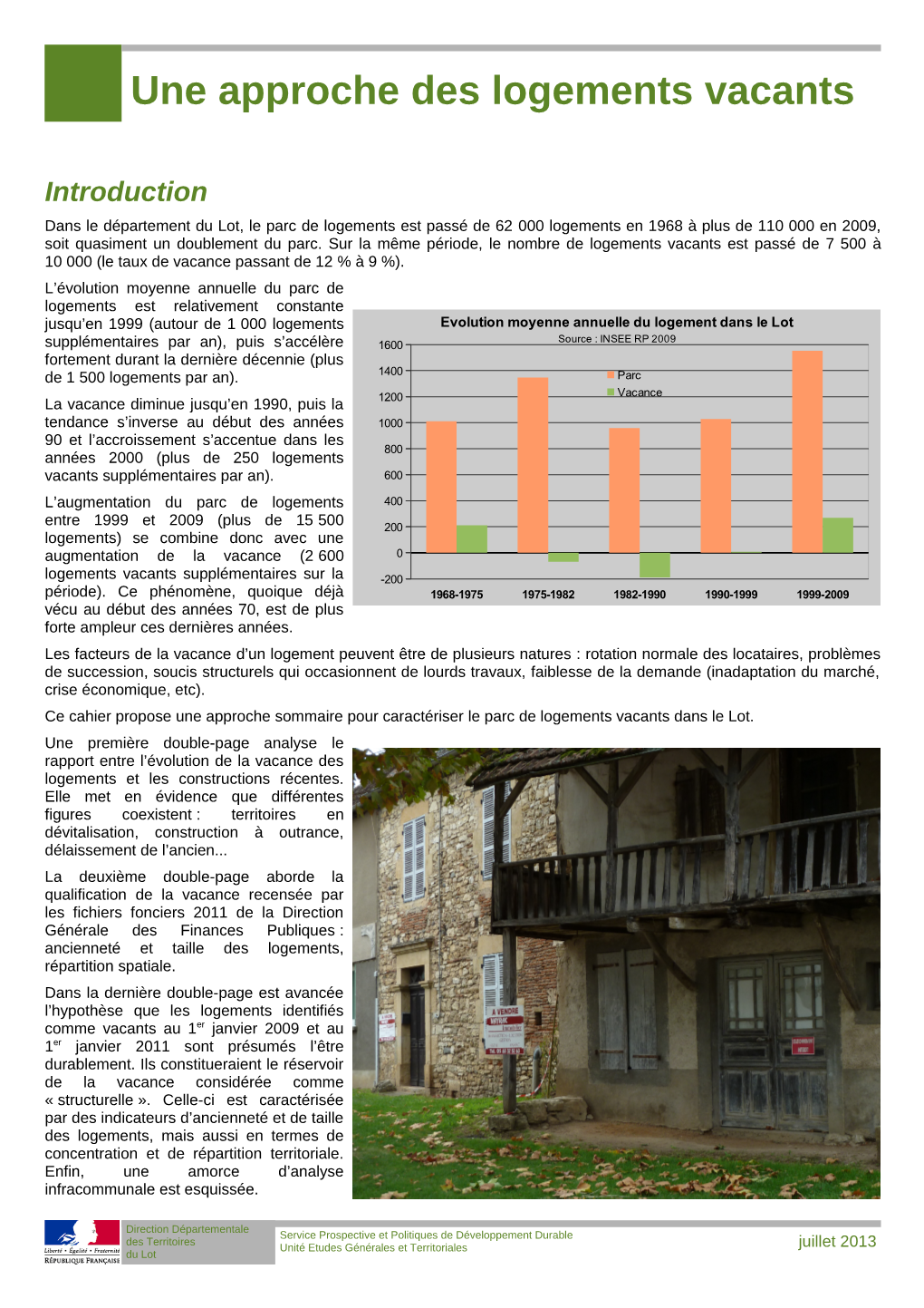 Une Approche Des Logements Vacants