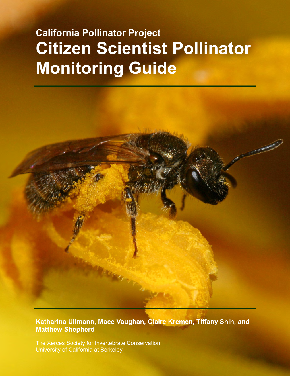 Citizen Scientist Pollinator Monitoring Guide