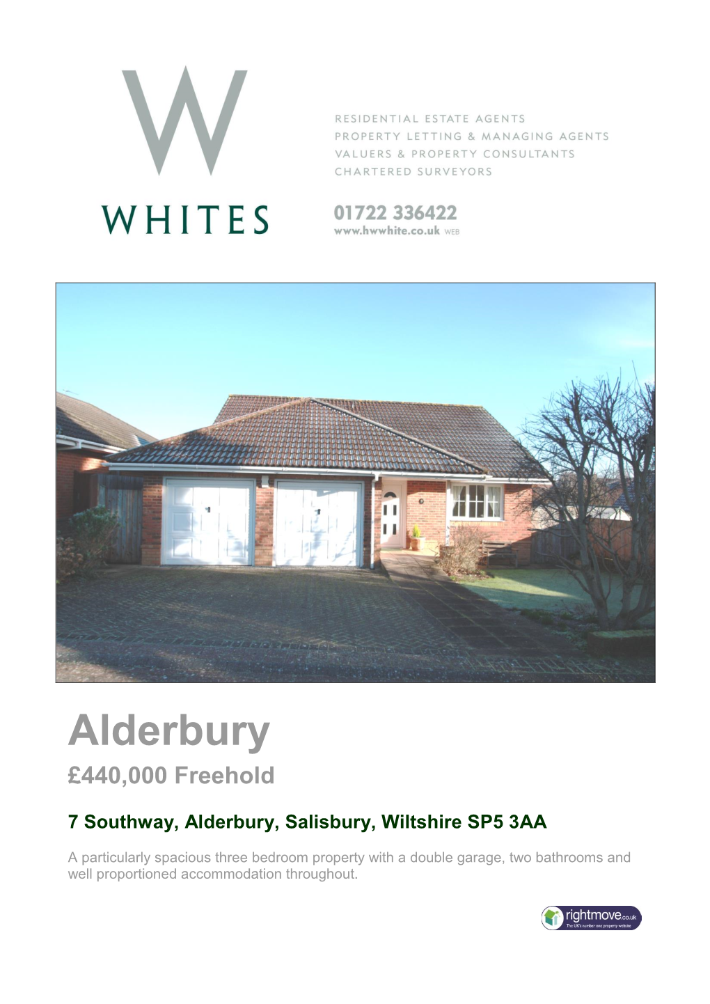 Alderbury £440,000 Freehold