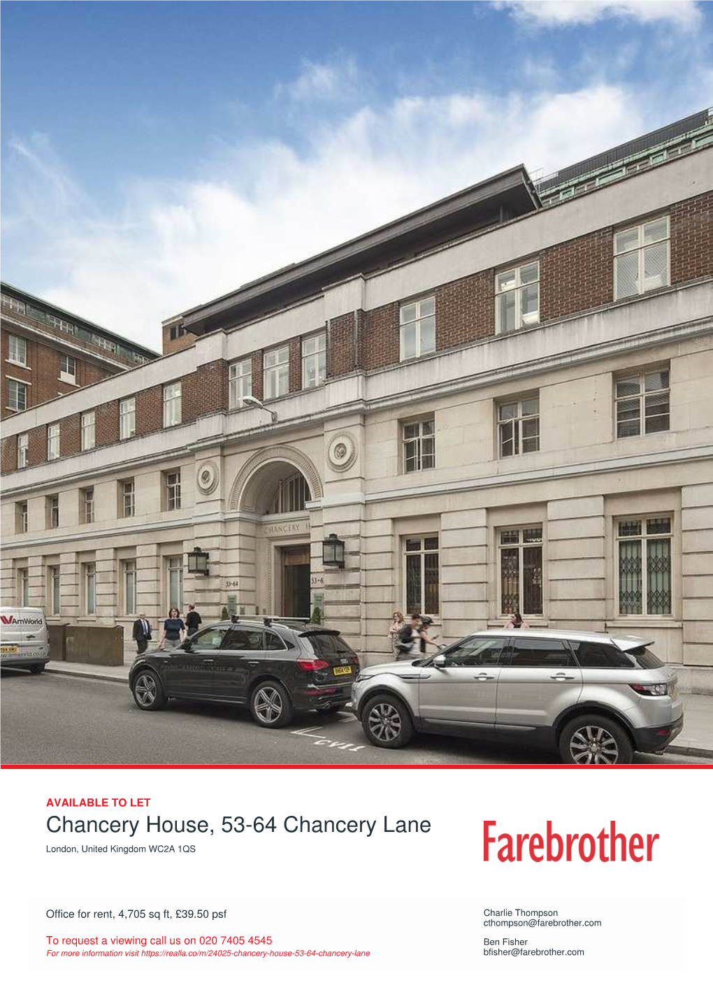 Chancery House, 53-64 Chancery Lane London, United Kingdom WC2A 1QS