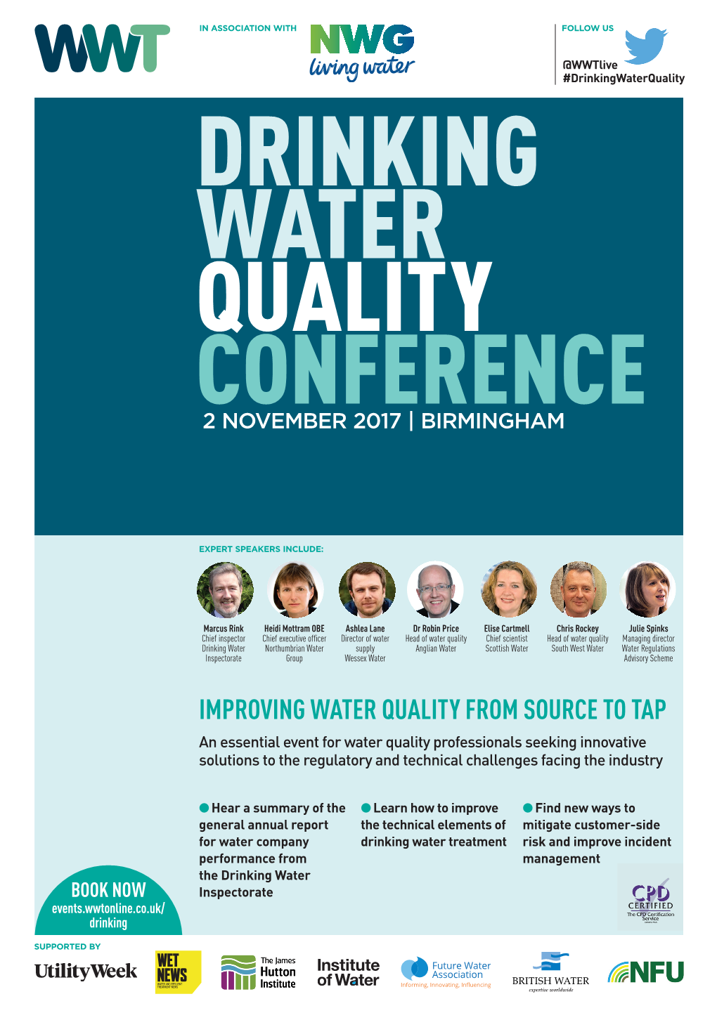 WWT Drinking Water Quality Conference 2017 Event Brochure