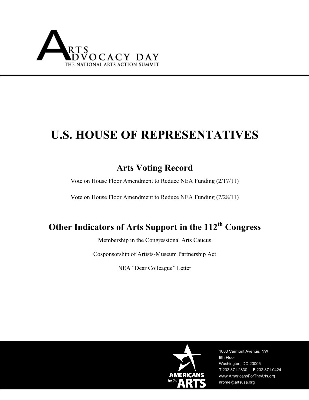 U.S. House of Representatives