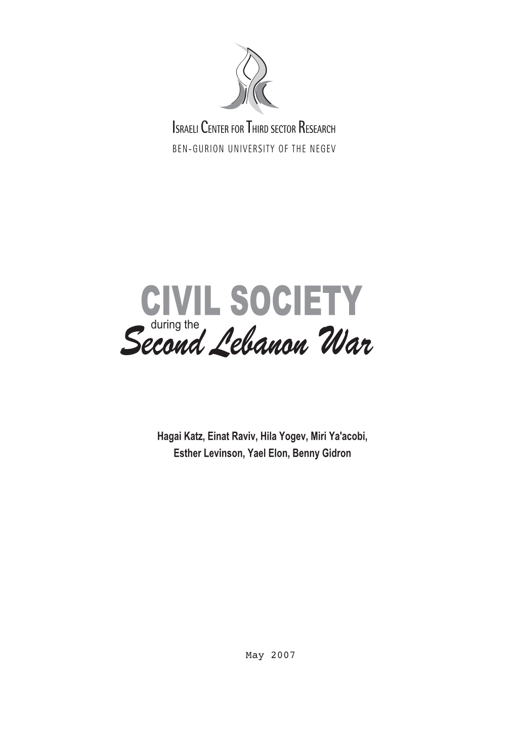 CIVIL SOCIETY Second Lebanon