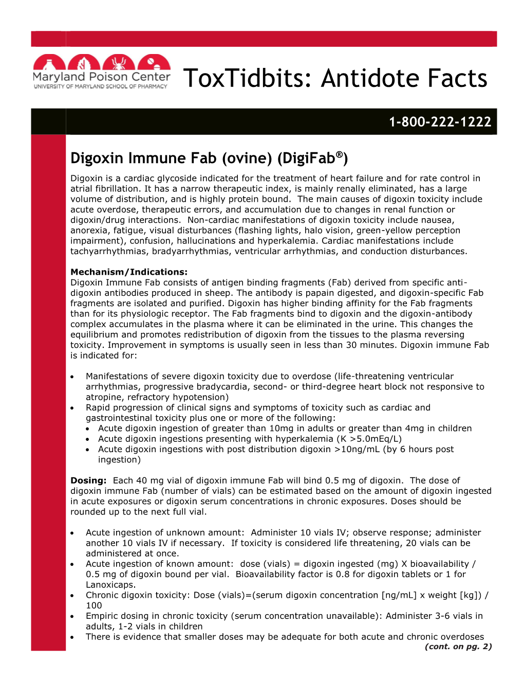 Digoxin Immune Fab (Ovine) (Digifab®)