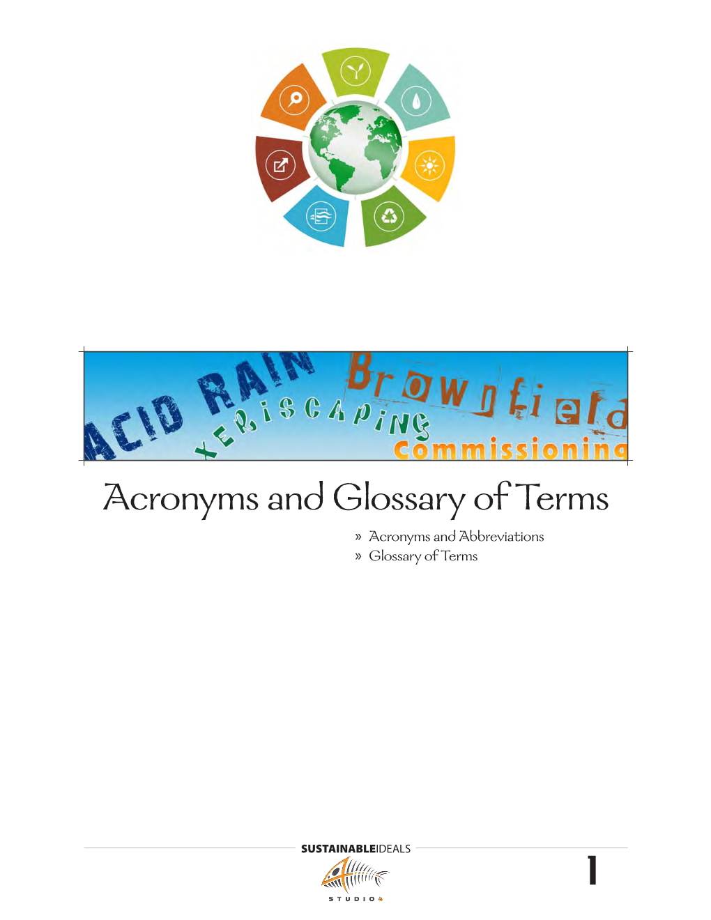 Acronyms and Glossary of Terms »» Acronyms and Abbreviations »» Glossary of Terms