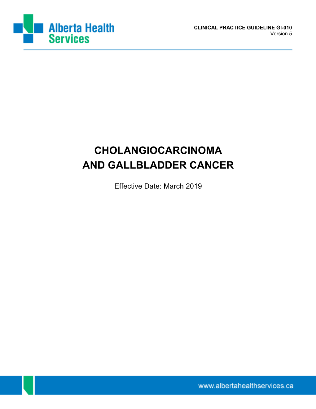 Cholangiocarcinoma and Gallbladder Cancer