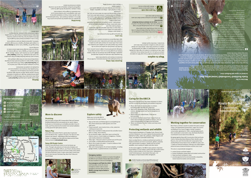 Koala Bushland Coordinated Conservation Area Discovery Guide