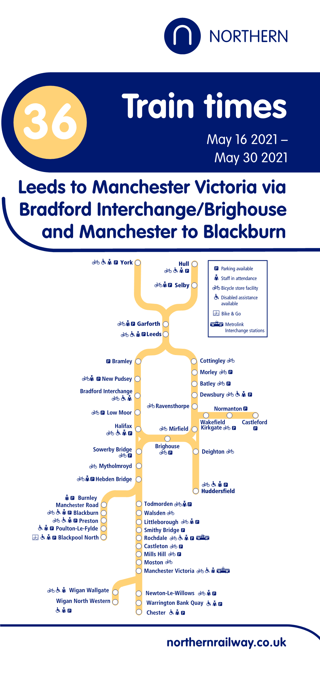 Manchester to Todmorden & Blackburn