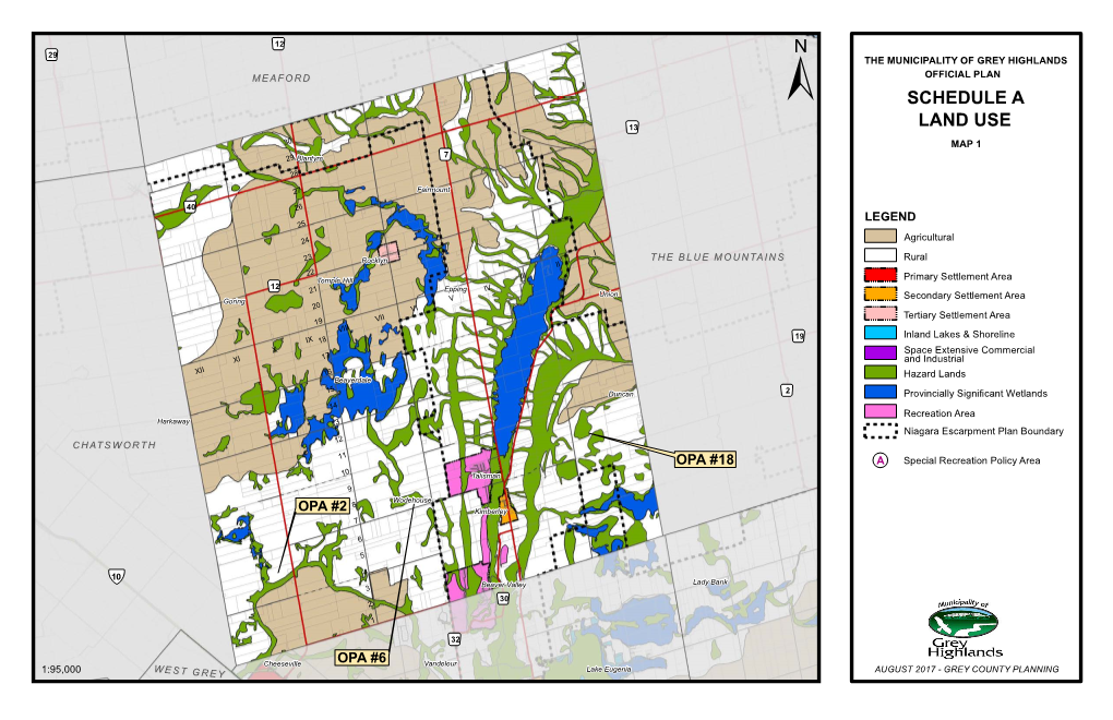 Land Use Schedule A