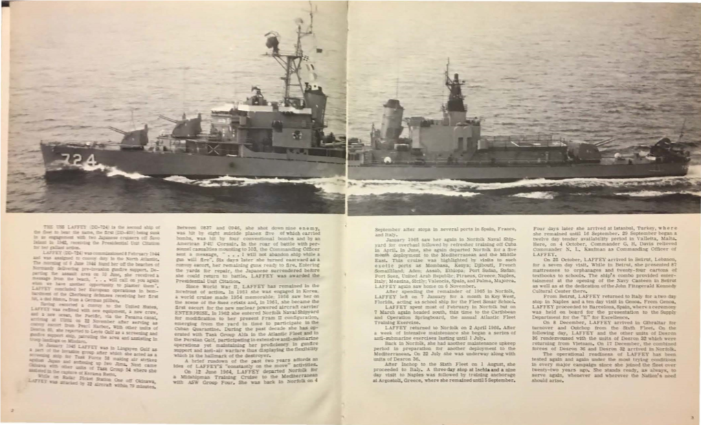 1966 Med Cruise Book