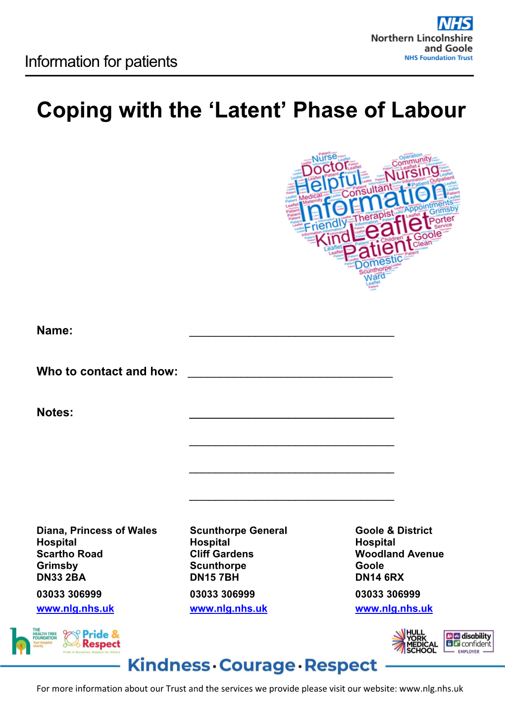 Coping with the 'Latent' Phase of Labour