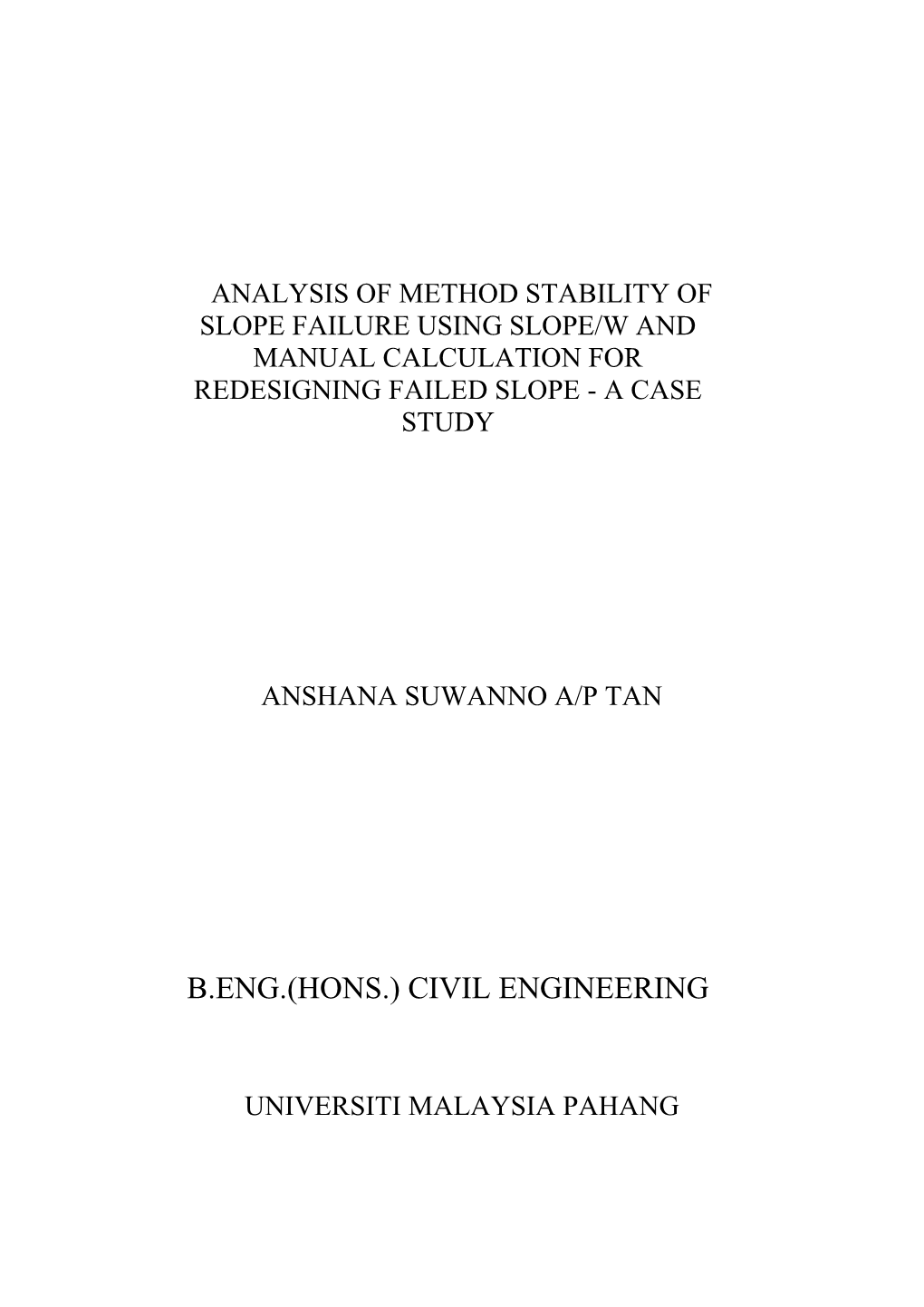 UMP Thesis Template