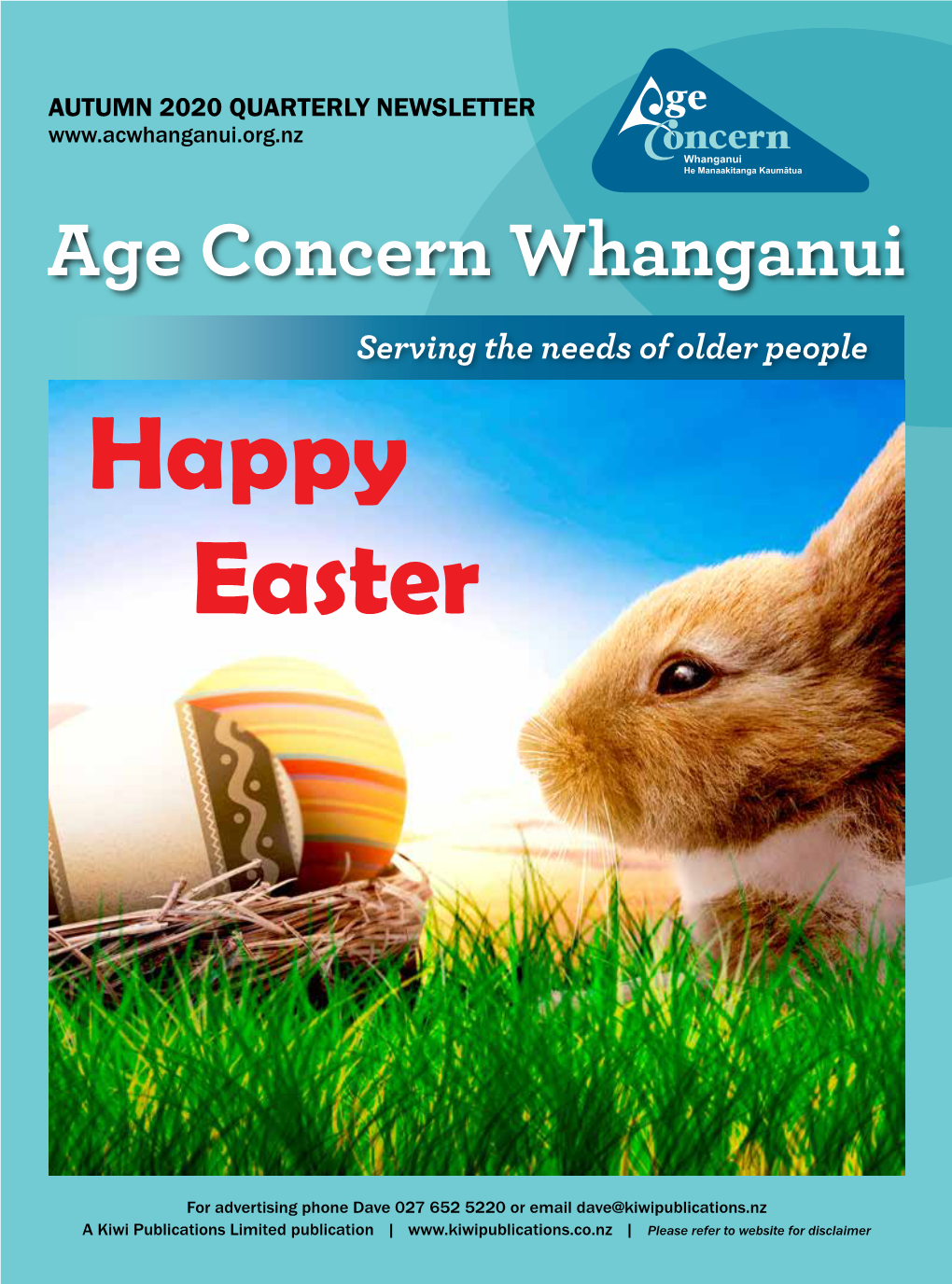 Age Concern Whanganui Issue 1 2020 Autumn