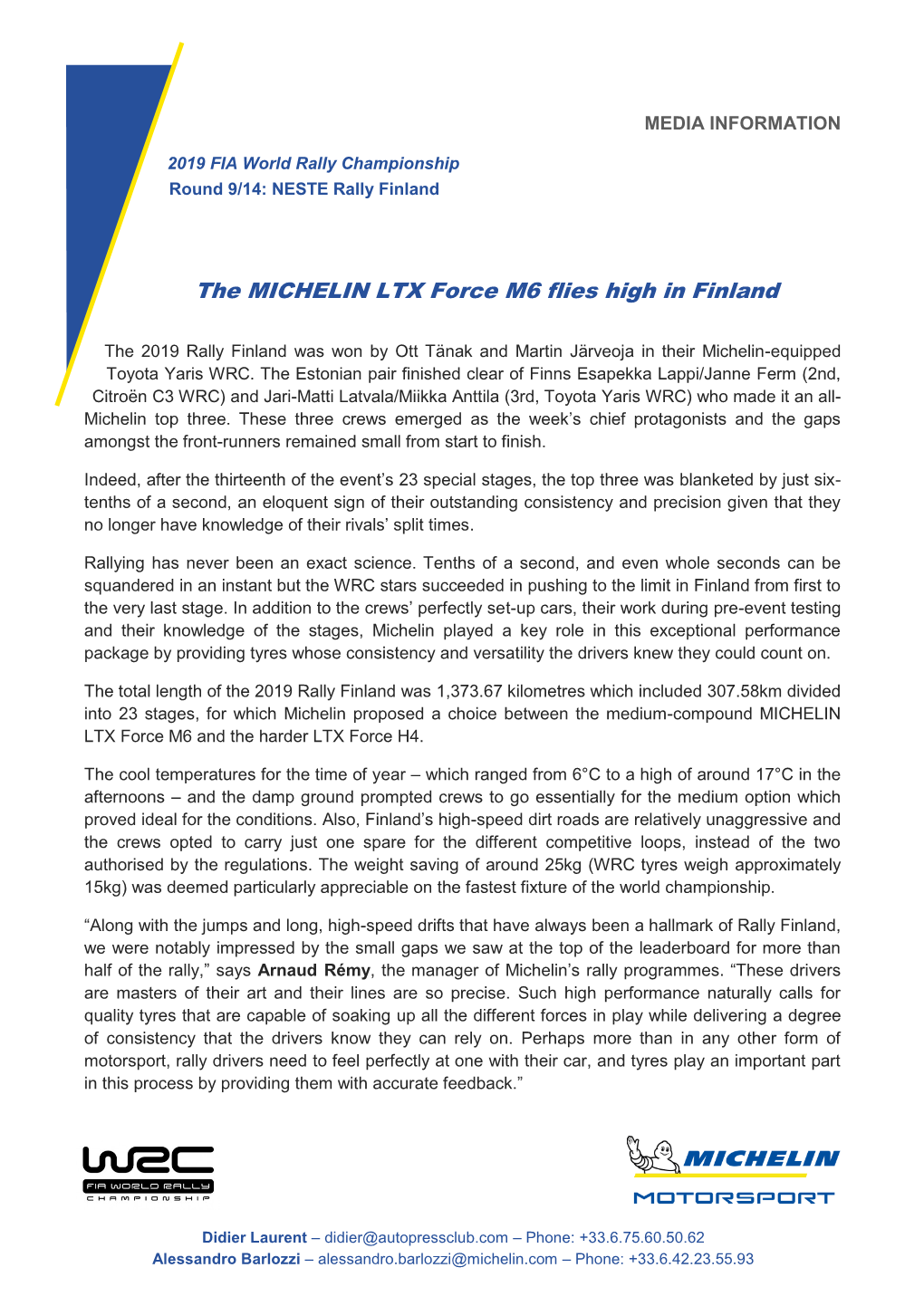 The MICHELIN LTX Force M6 Flies High in Finland