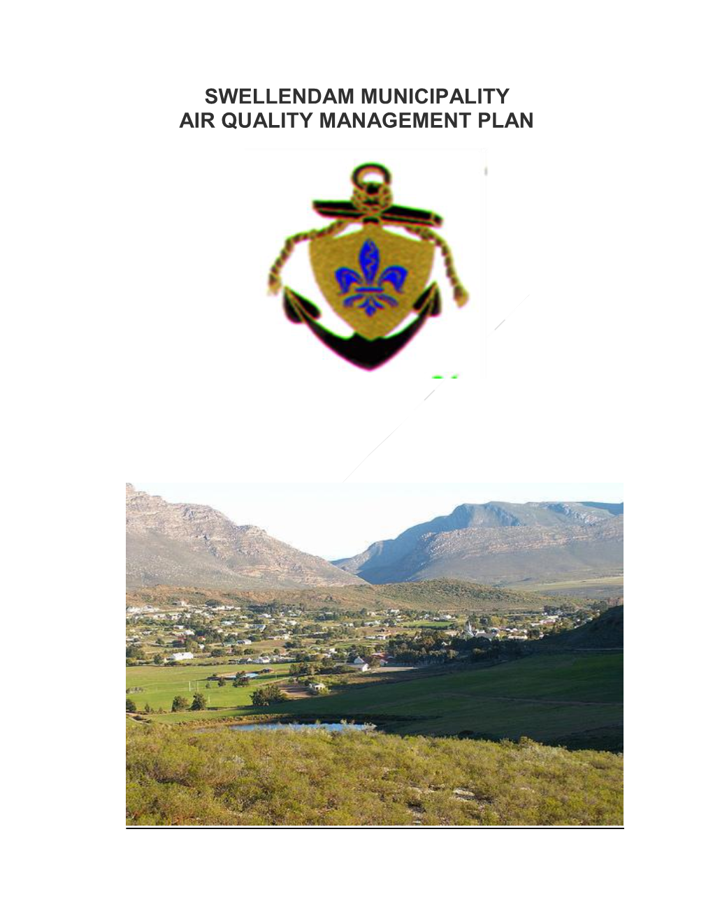 Swellendam Municipality Air Quality Management Plan