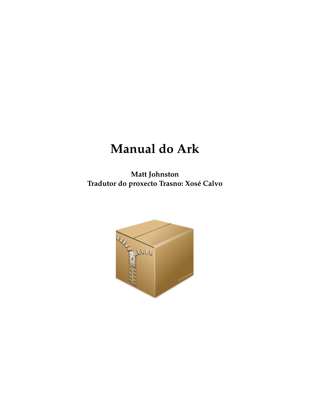 Manual Do Ark