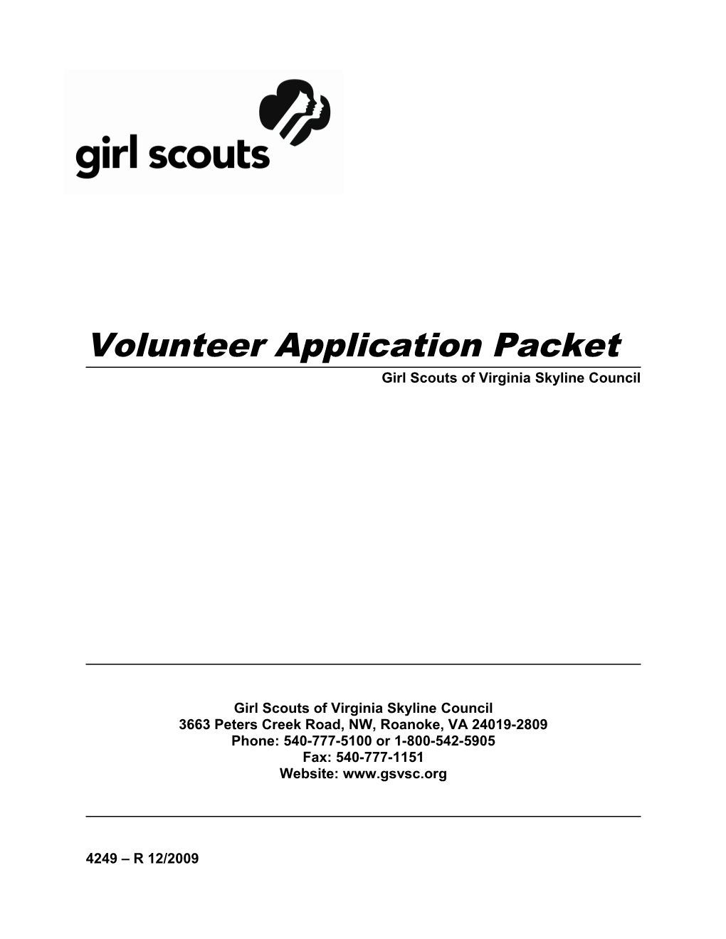 Girl Scouts of Virginia Skyline