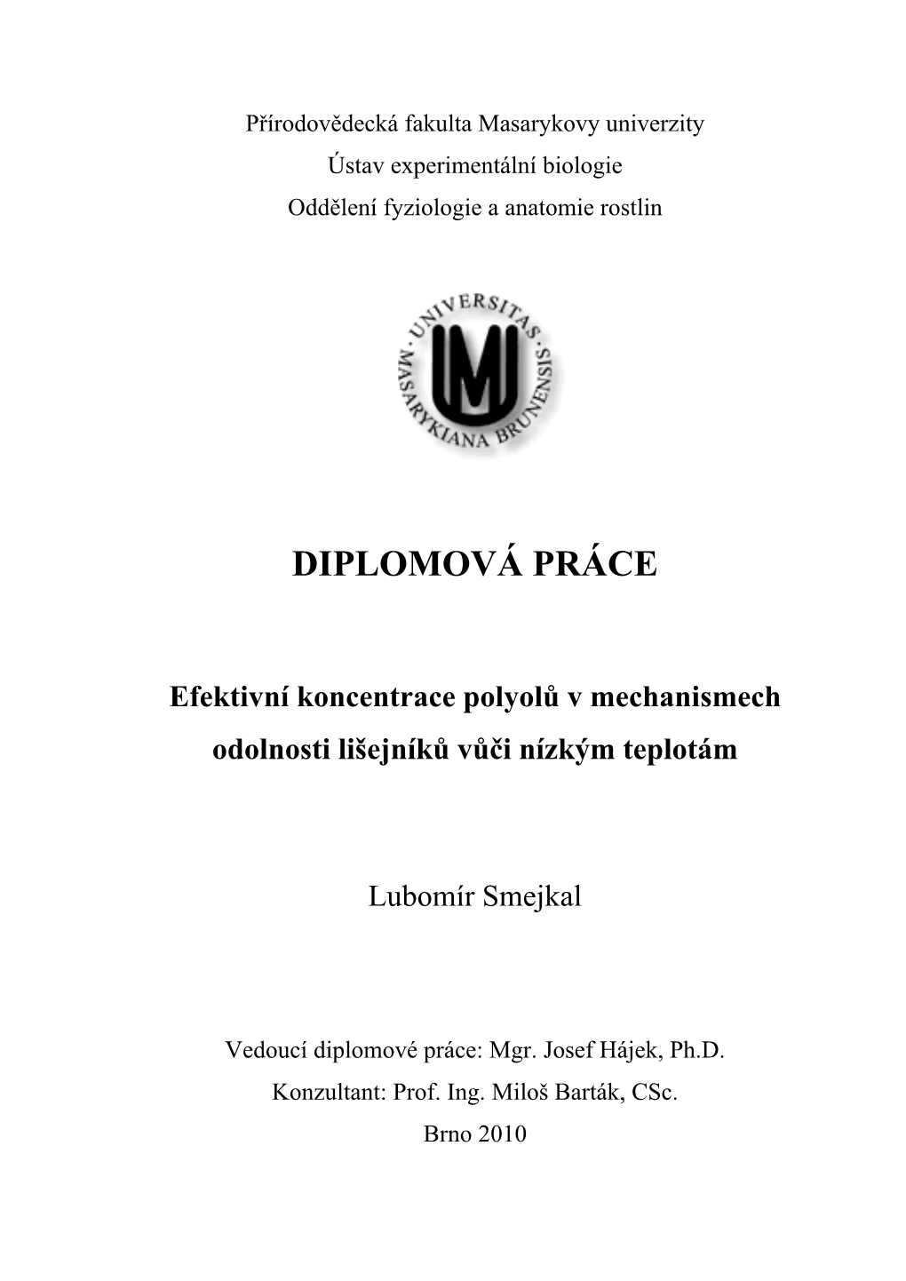 Diplomová Práce