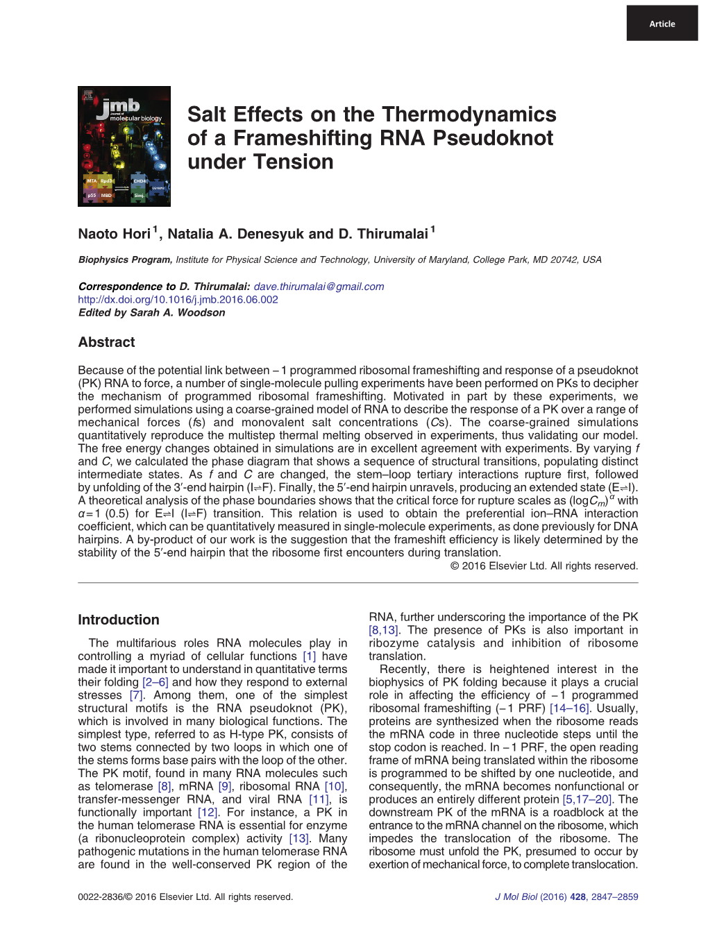 Salt Effects on the Thermodynamics of a Frameshifting RNA Pseudoknot Under Tension