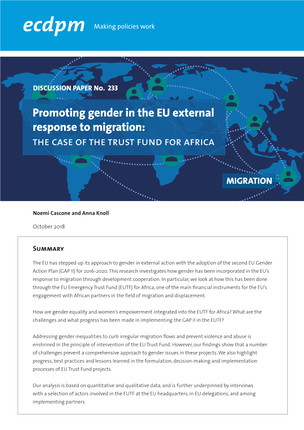 4.The EU Gender Action Plan (GAP II) 2016-2020