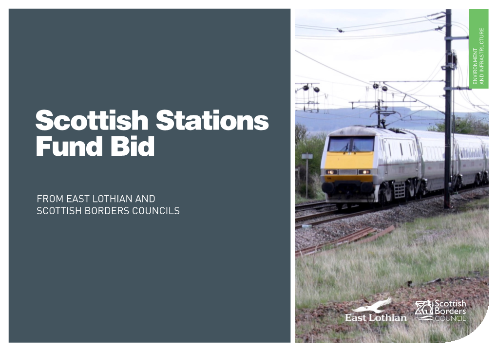 Scottish Stations Fund Bid from East Lothian and Scottish Borders Councils