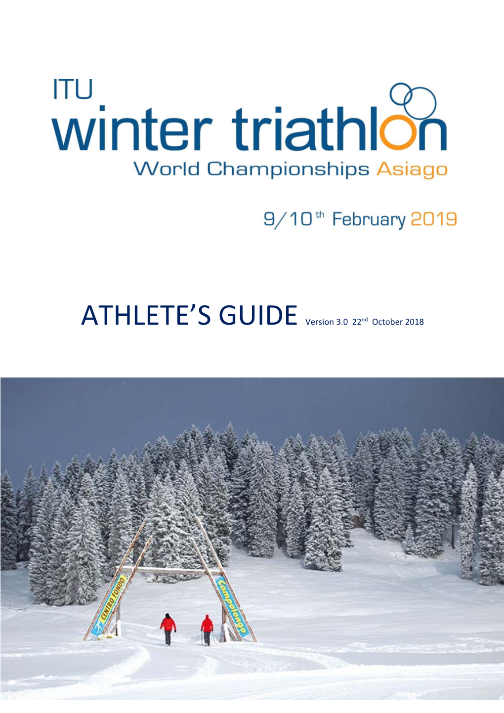 ATHLETE's GUIDE Version 3.0 22Nd October 2018