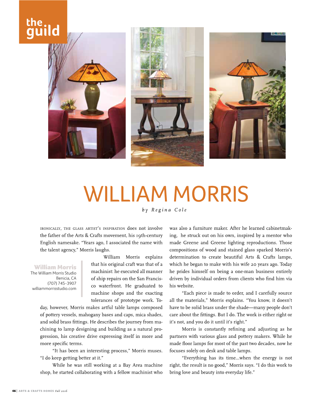 William Morris Lamps