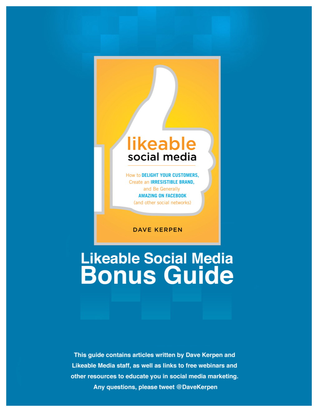 Likeable Social Media: Bonus Guide 1