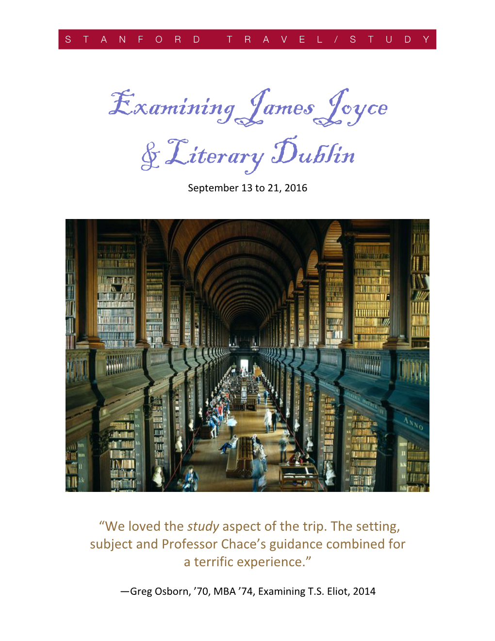 Examining James Joyce & Literary Dublin