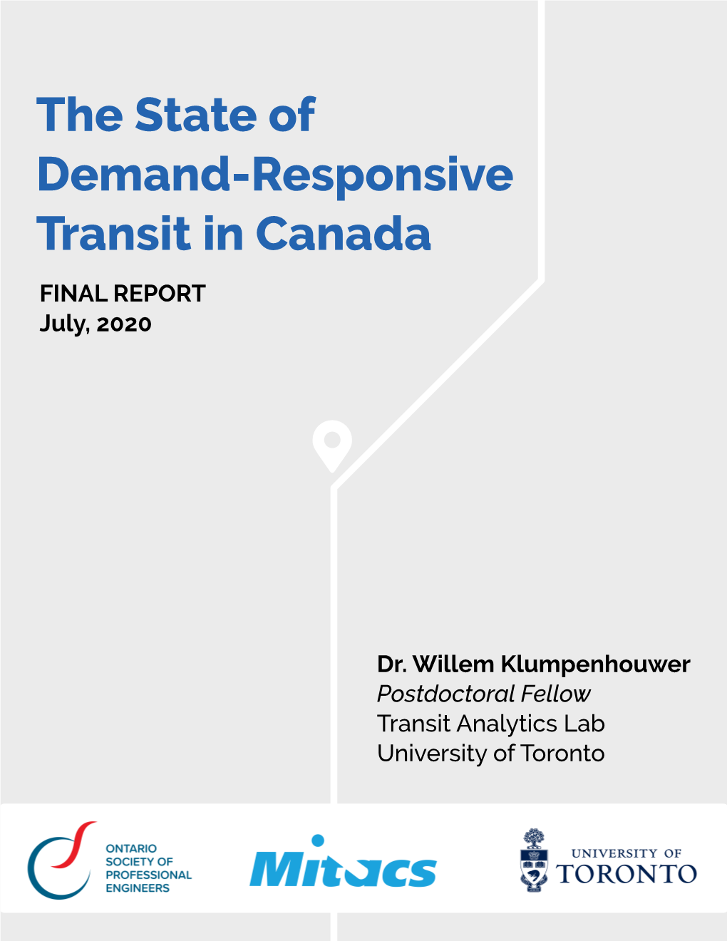 The State of Demand-Responsive Transit in Canada FINAL REPORT July, 2020