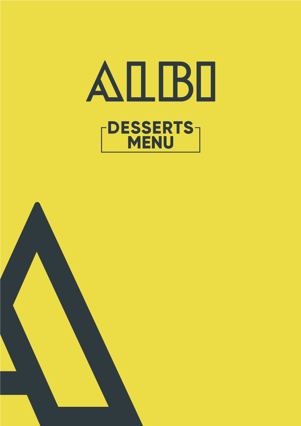 View Desserts Menu