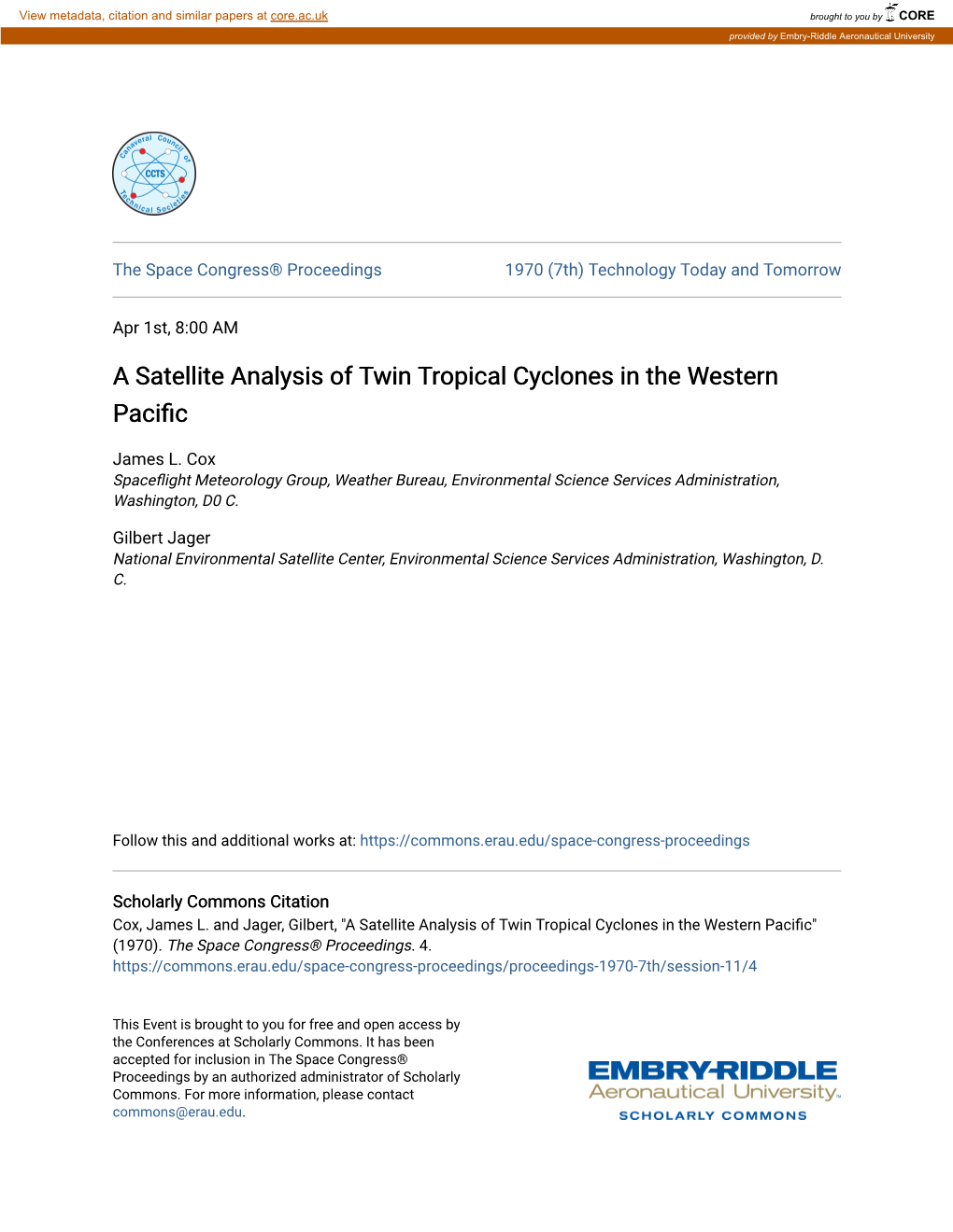 A Satellite Analysis of Twin Tropical Cyclones in the Western Pacific