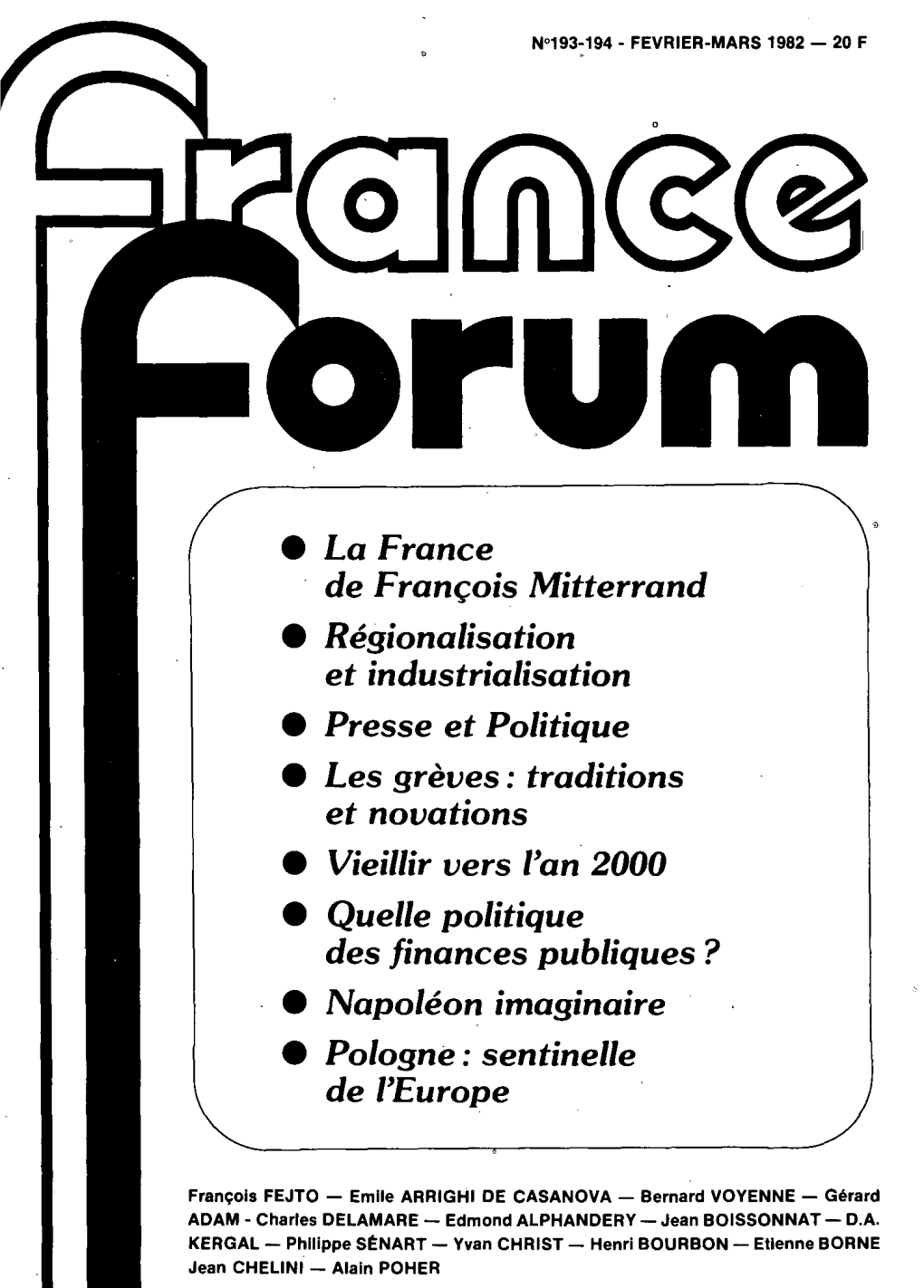 La France De François Mitterrand