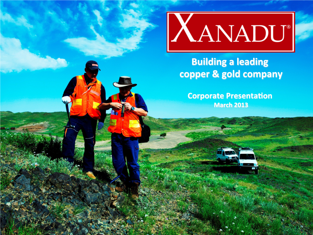 Building a Leading Copper & Gold Company