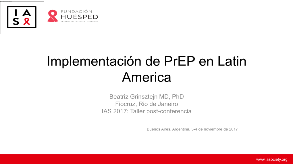 Implementación De Prep En Latin America