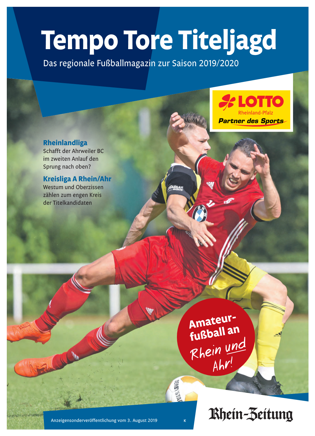 Tempo Tore Titeljagd Das Regionale Fußballmagazin Zur Saison 2019/2020