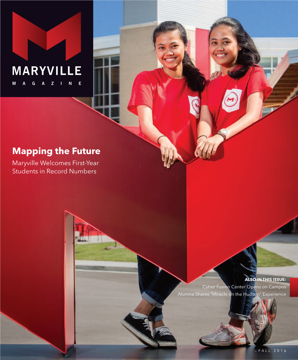 Mapping the Future Maryville Welcomes First-Year Students in Record Numbers